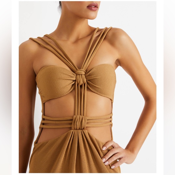 PatBo Knit Cutout Maxi Dress - Picture 1 of 5